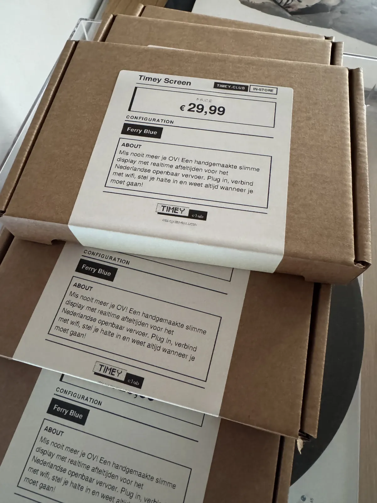 Doosjes voor in de winkel (te koop bij Jofel!)